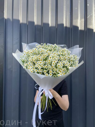 Букет из 39 кустовых ромашек