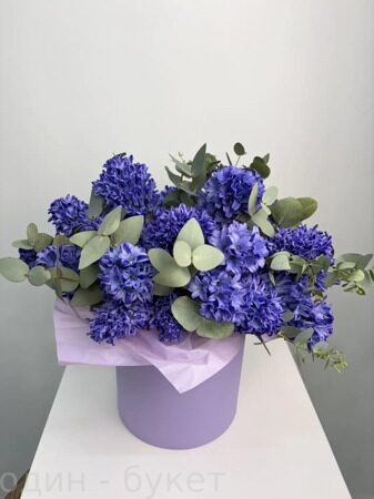 Коробочка с гиацинтами