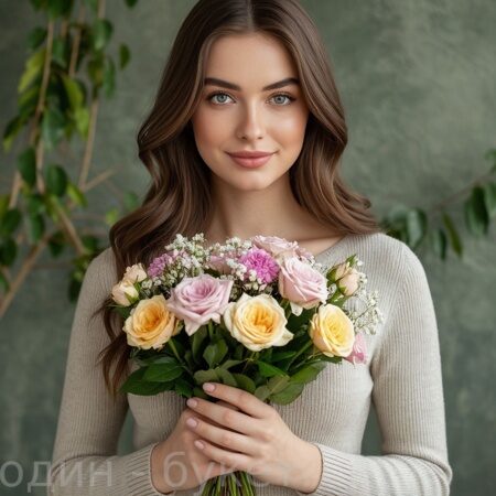 Подписка на цветы размер M